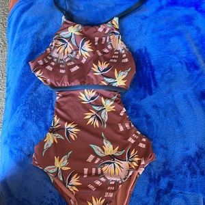 Patagonia Nireta Cut Out One Piece Swimsuit Used